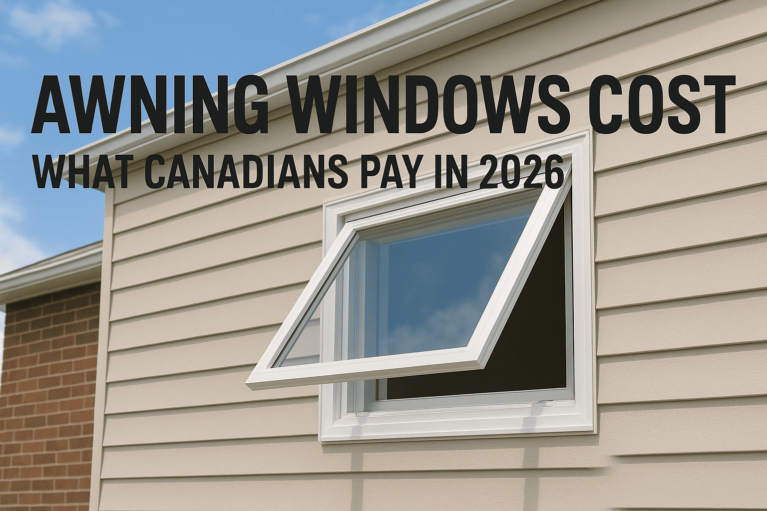 awning windows cost