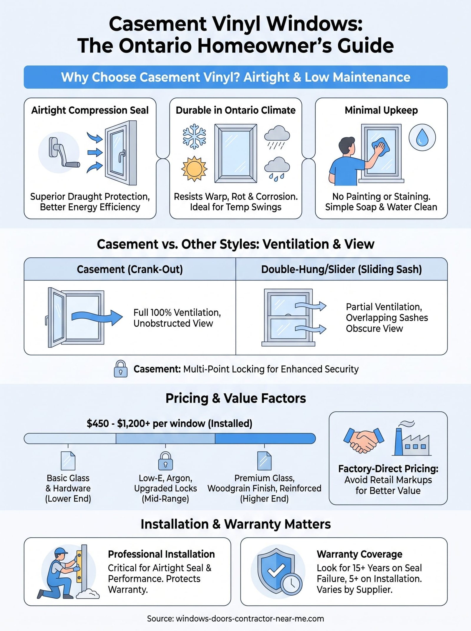 casement vinyl windows infographic