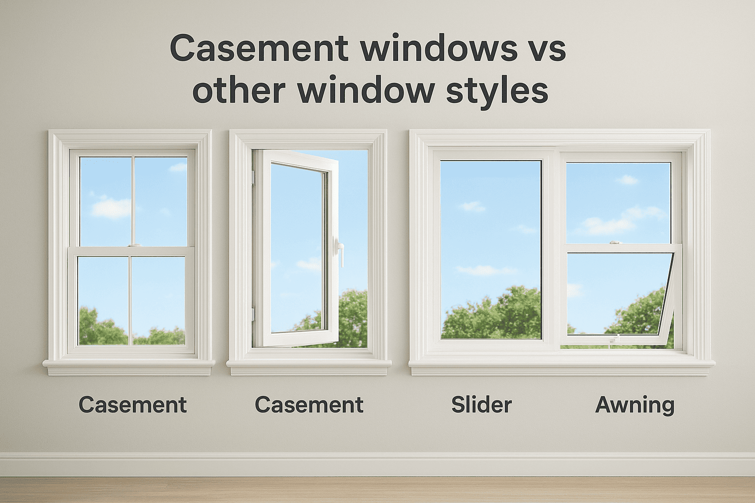 Casement windows vs other window styles
