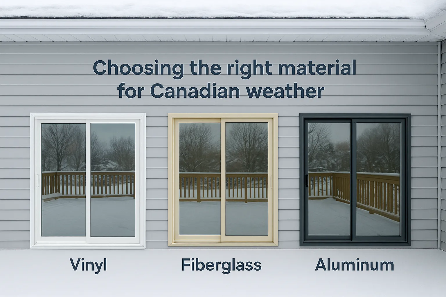 Choosing the right material for Canadian weather