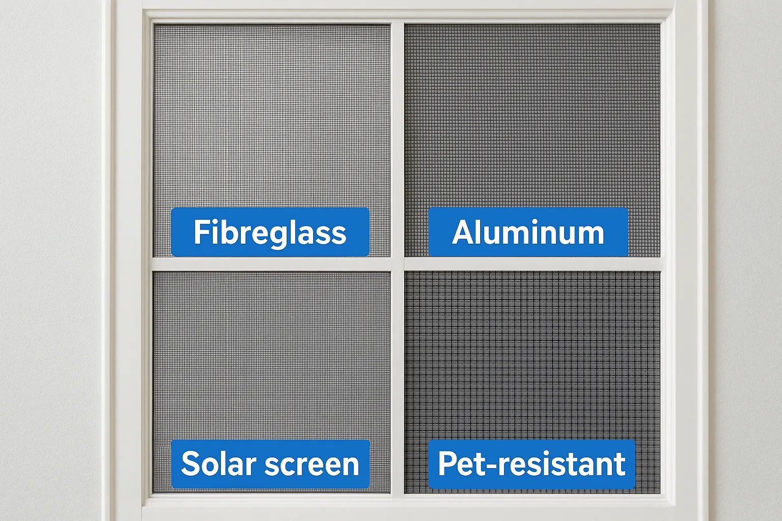 Comparing mesh materials