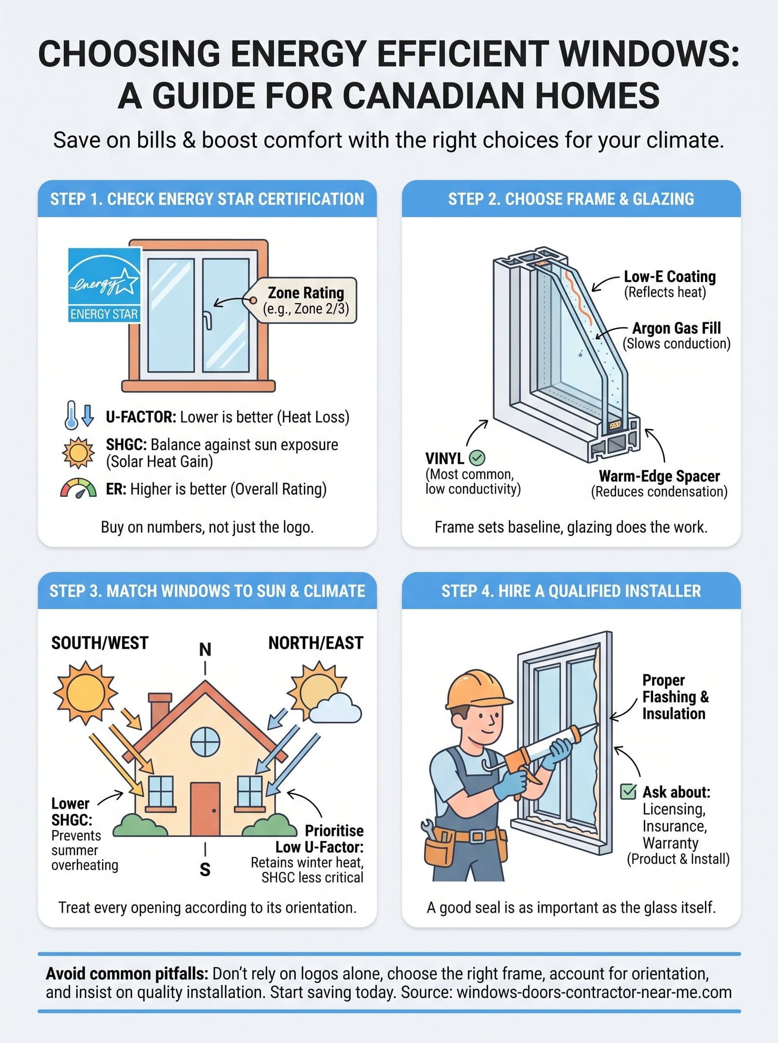 energy efficient windows infographic