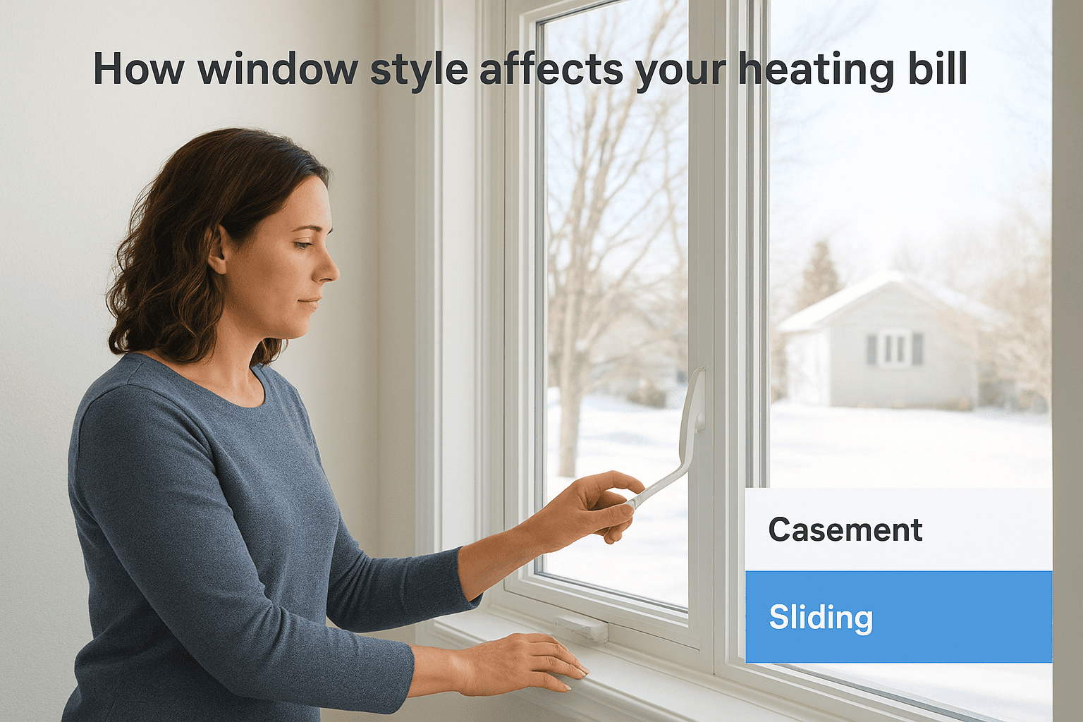 How window style affects your heating bill