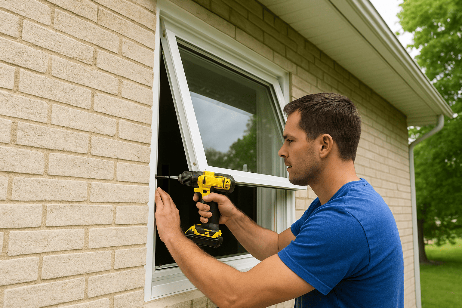 Installation costs for exterior awning windows