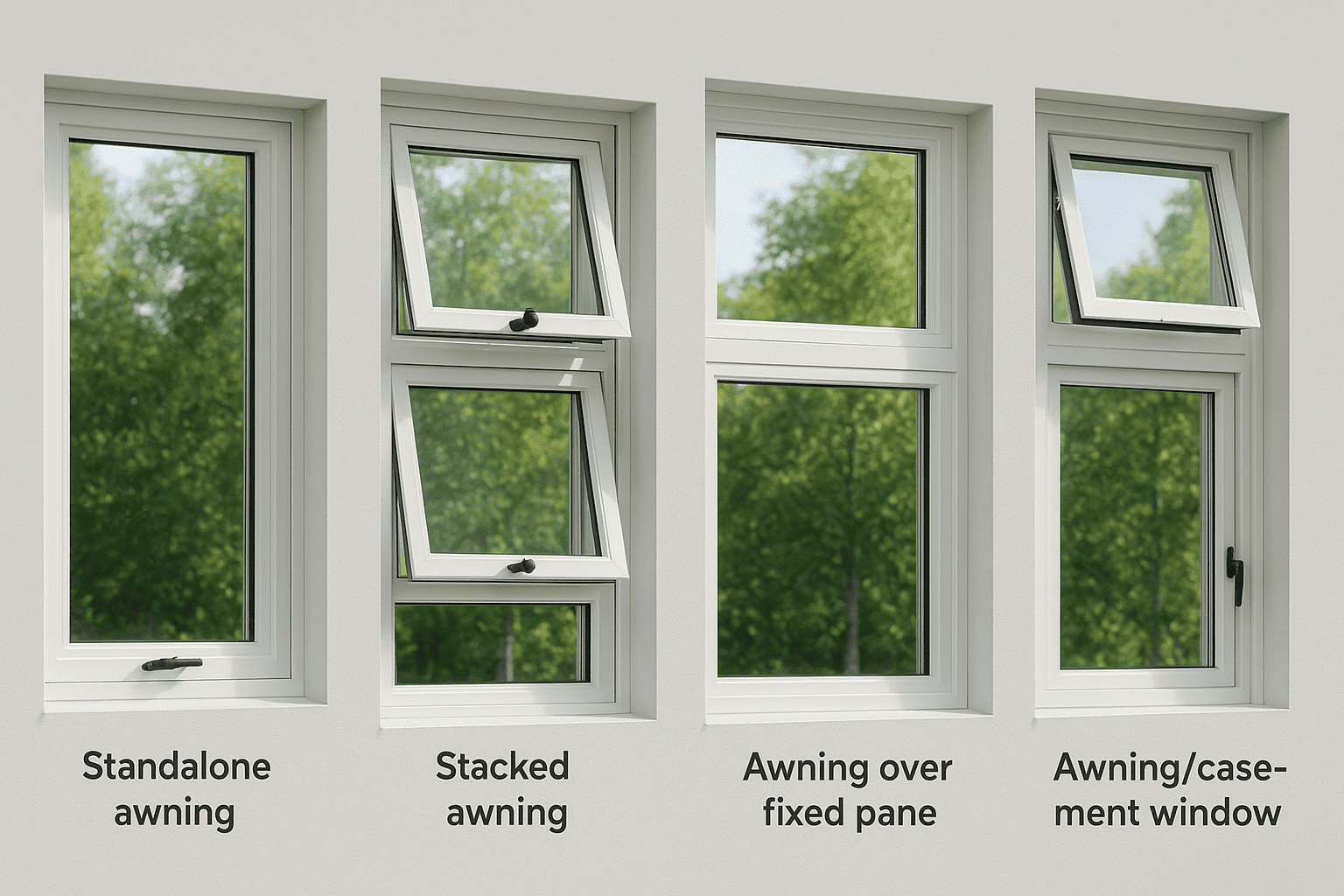 Popular awning window types and designs