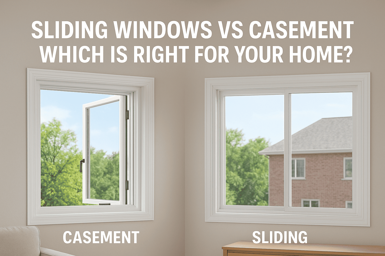 sliding windows vs casement