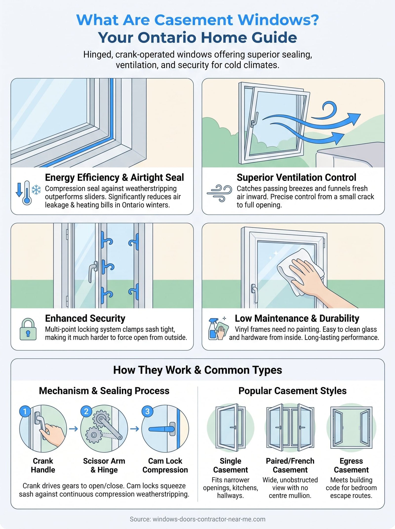 what are casement windows infographic