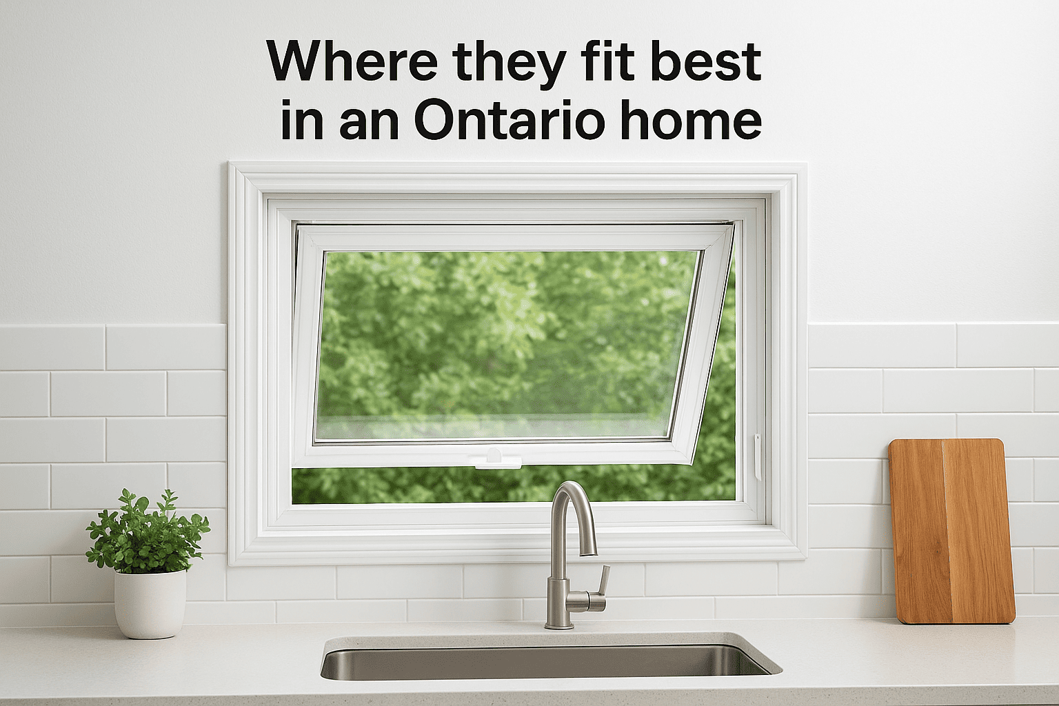 Where they fit best in an Ontario home