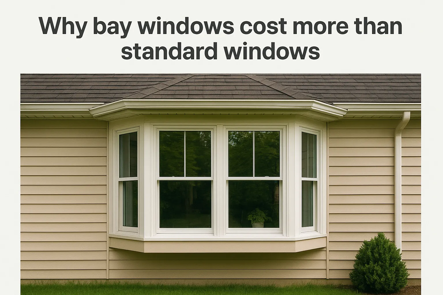 Why bay windows cost more than standard windows