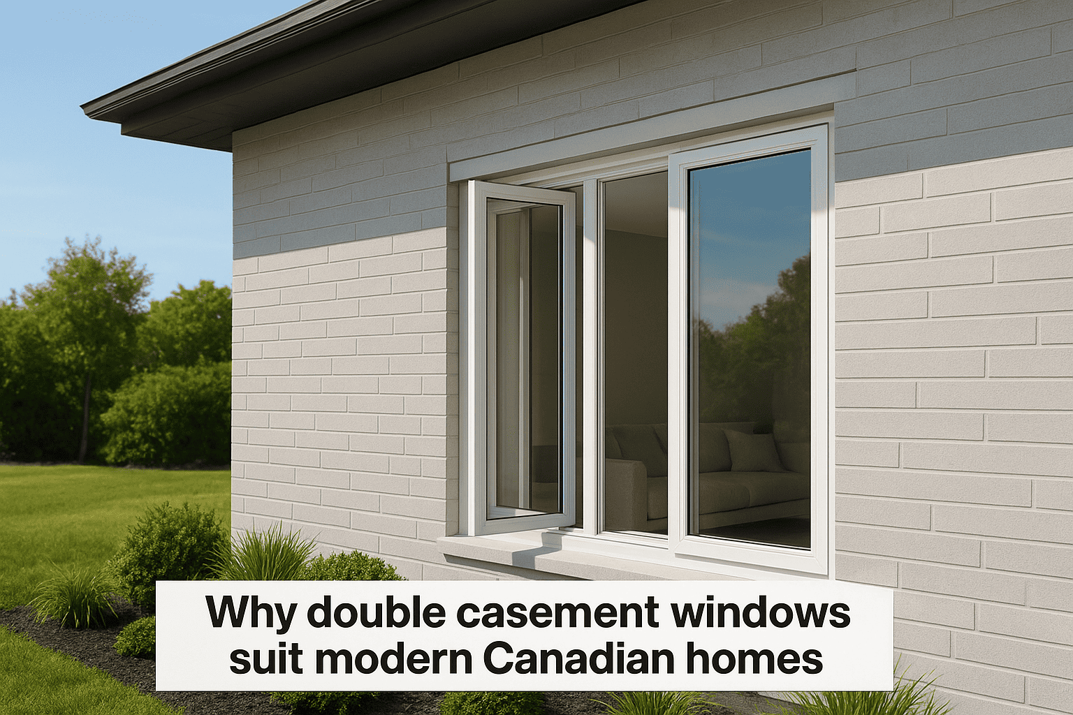 Why double casement windows suit modern Canadian homes